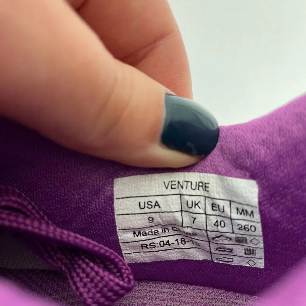 Vionic Woman's 9 Purple and Gray Venture Walking Shoe Sneakers Outdoor - Image 12