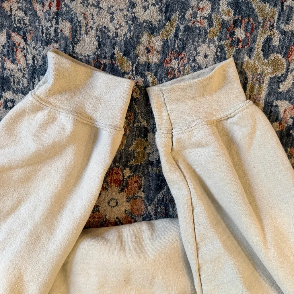 LONELY GHOST Cream and Green Graphic Sweatshirt - Image 7