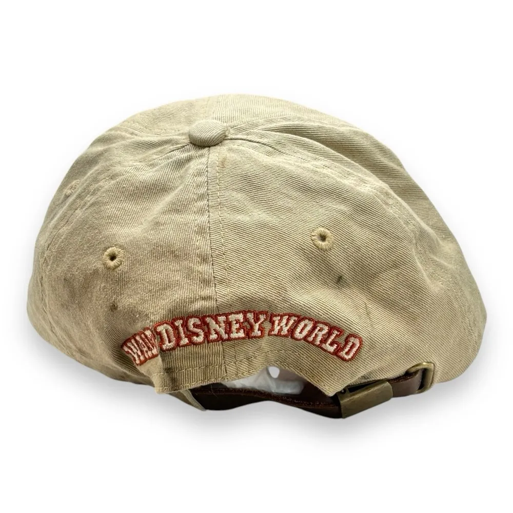 Walt  World Mickey Mouse Disney Parks Khaki Cap Hat Adjustable - Image 3
