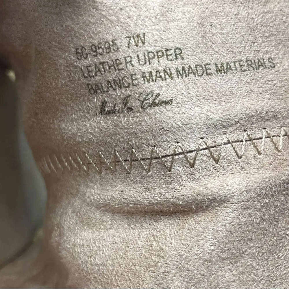 BELLA VITA Pink Leather Upper Ankle Straps Open Toe Chunky Heel Sandals, Size 7 - Image 3