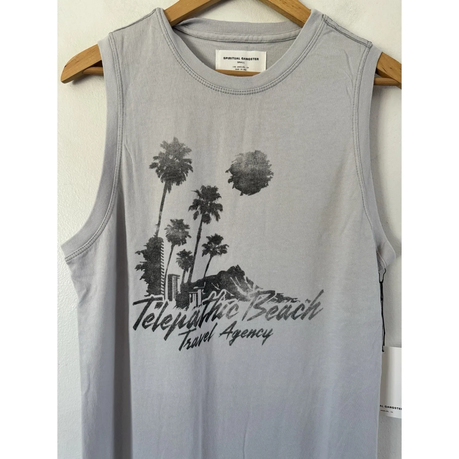 NWT Spiritual Gangster Telepathic Mulholland Dress Gray Women’s Size Small - Image 6