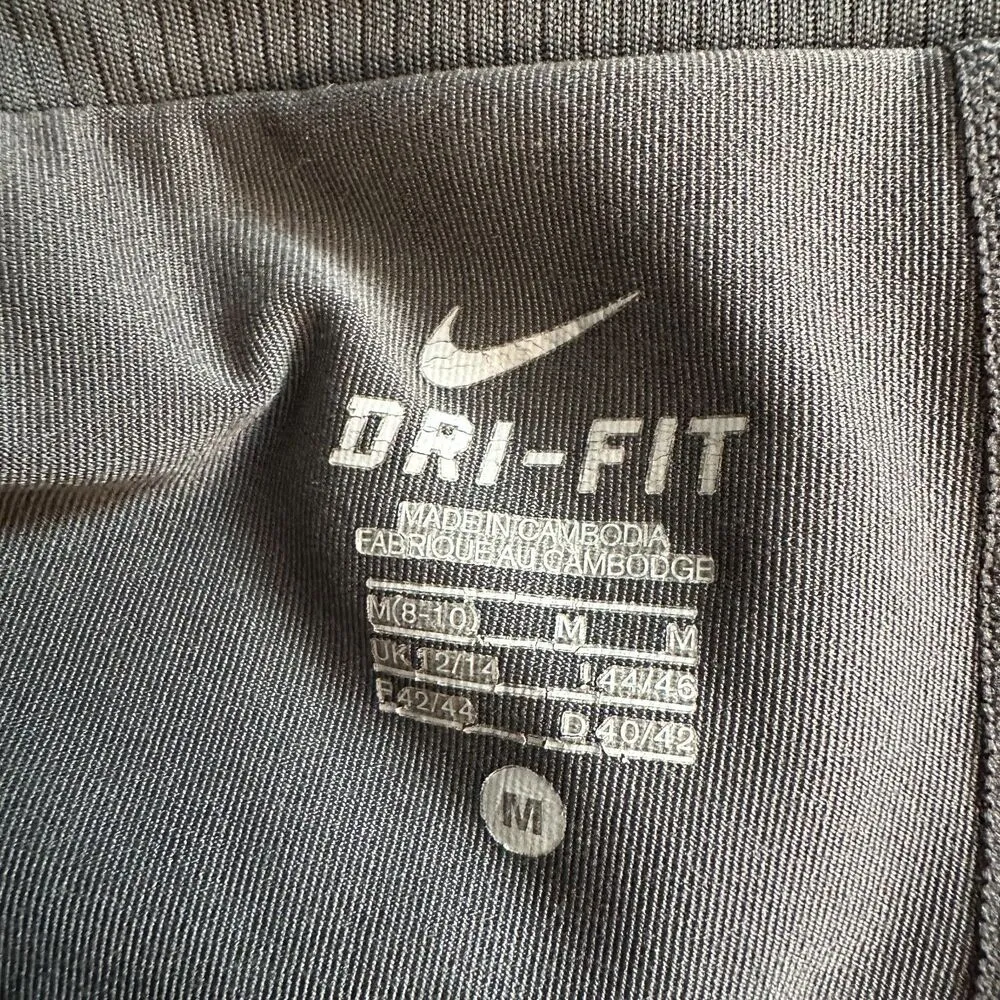 Nike Dri-Fit Micro Mini Skort Grey Blue Size Medium - Image 5