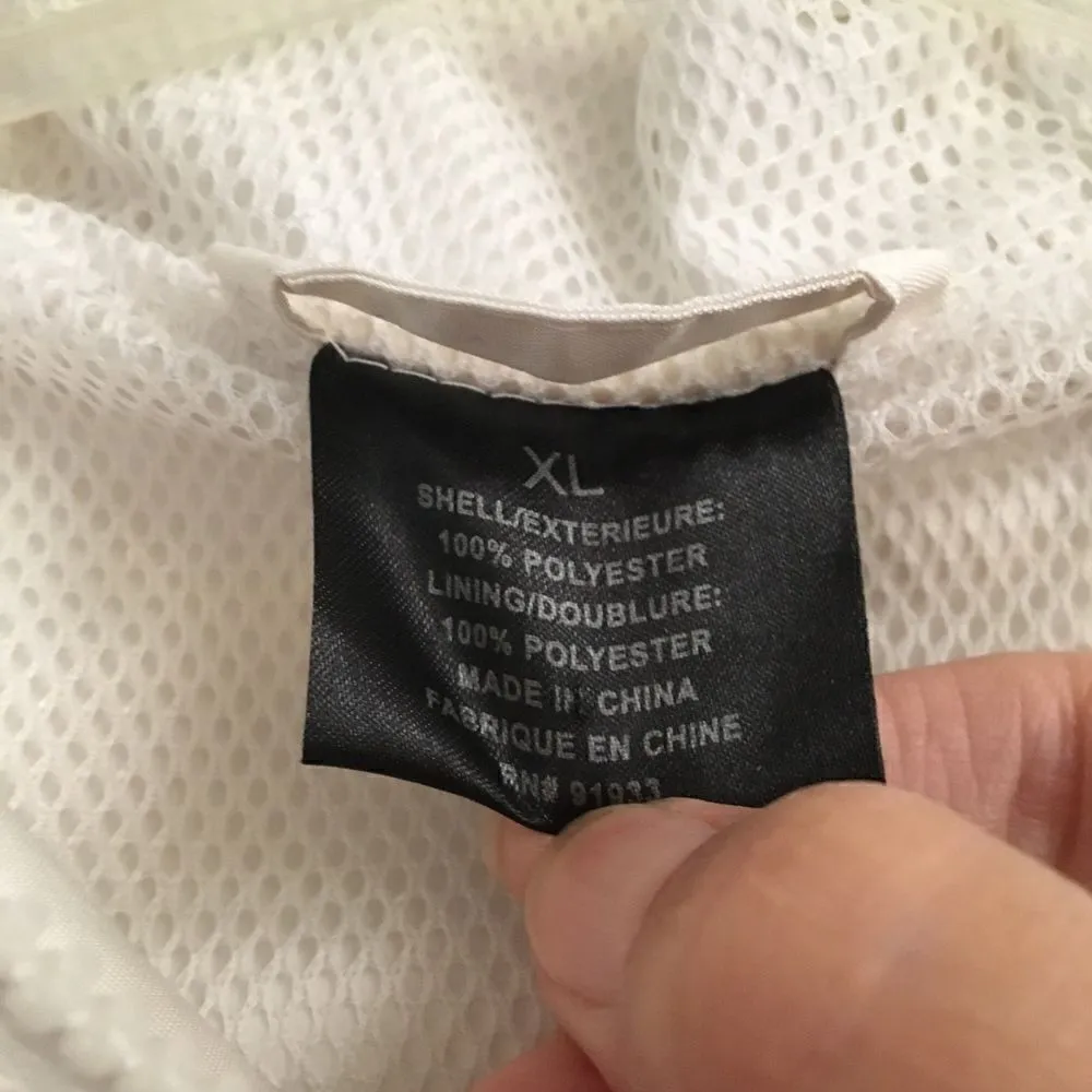 Pikes Peak Colorado hooded rain jacket XL White - Image 8