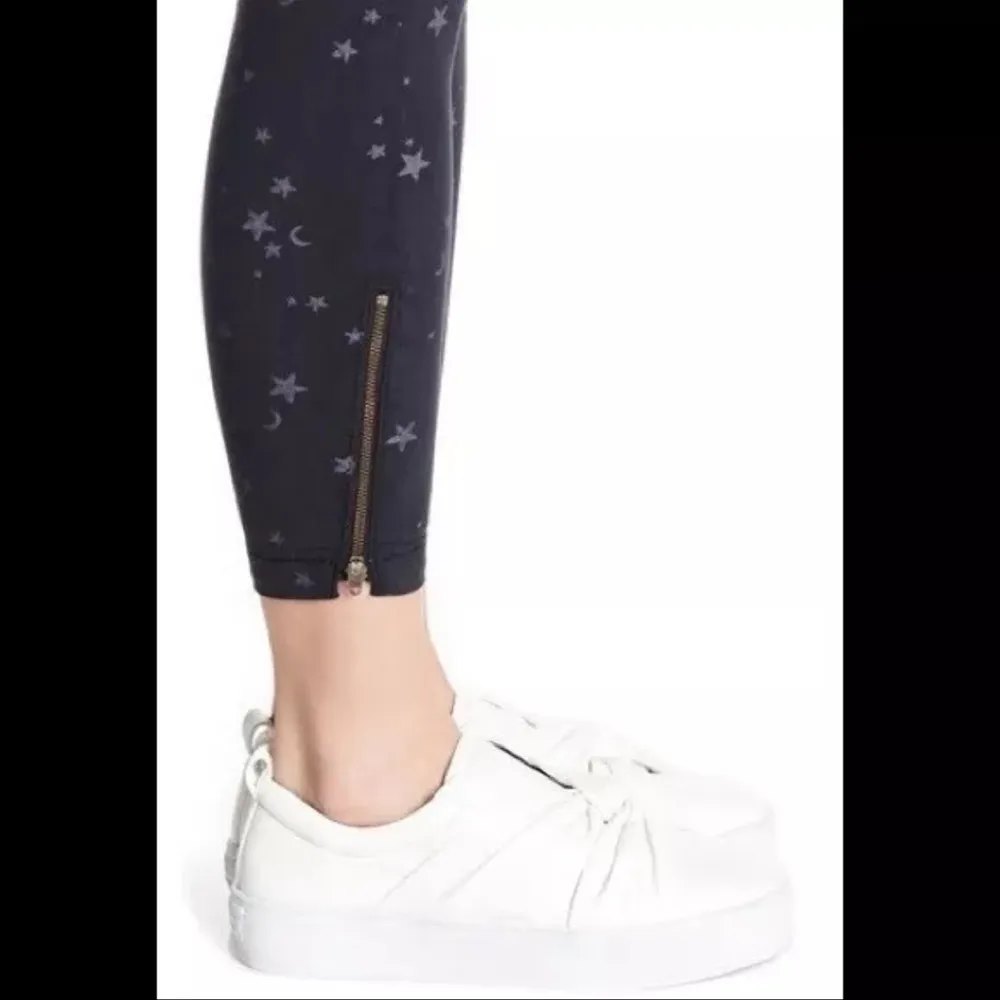 Joie Park Skinny c caviar Zipper Ankle Star Print Jeans Pants size 28 - Image 4