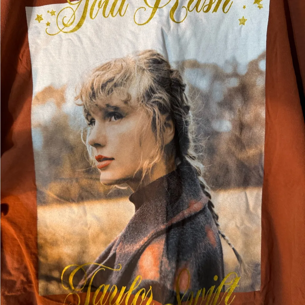 Taylor Swift Rust Orange Evermore Sweatshirt - Image 4