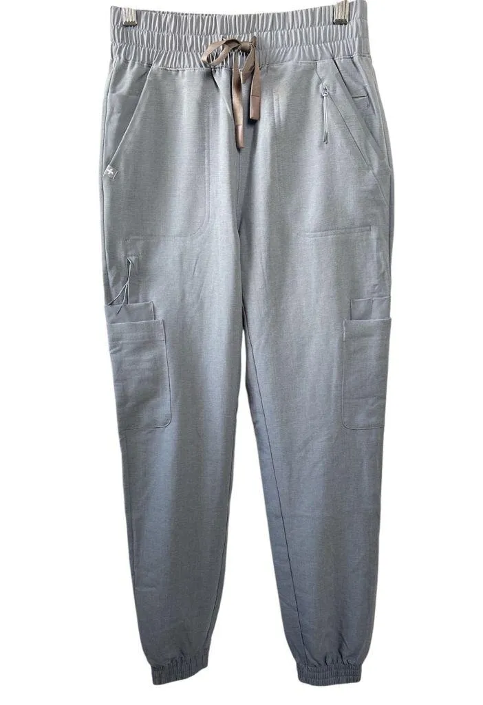 Figs Charlotte 21 Pocket Slim Scrub Pants in Dark Space Gray Size XXS NWT - Image 3