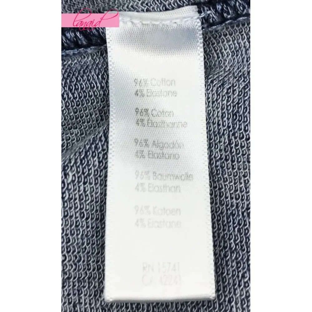 PJ Salvage Seeing Stars Jogger Pants Chambray Jean Knit Sweatpants Sweats Pants - Image 7