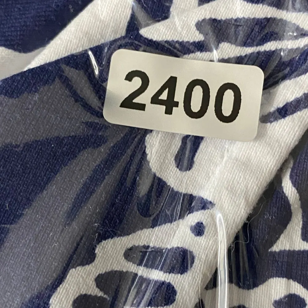 J. McLaughlin Navy White Floral Striped‎ Button Down Shirt Dress XS no belt - Image 12