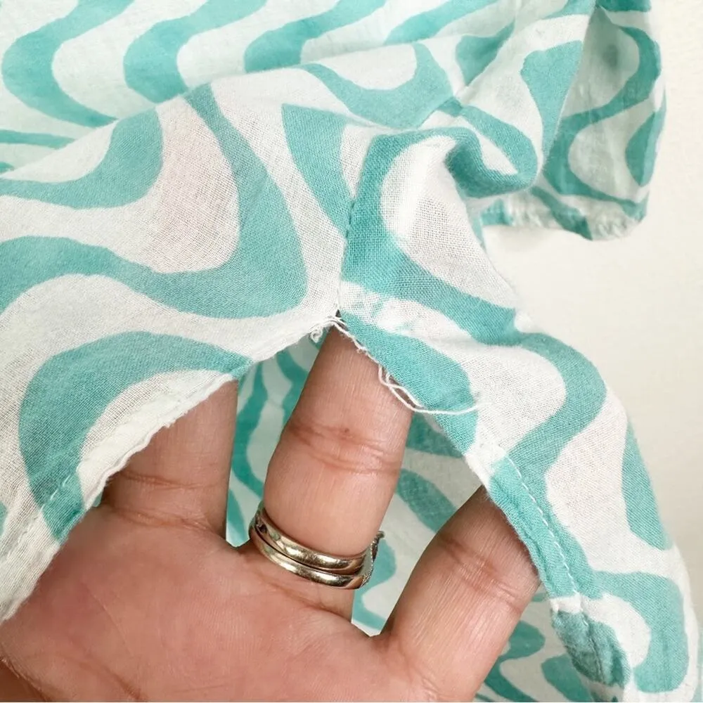 Roberta Roller Rabbit Size XS Lightweight Cotton Kurta V-Neck Popover Tunic - Image 10