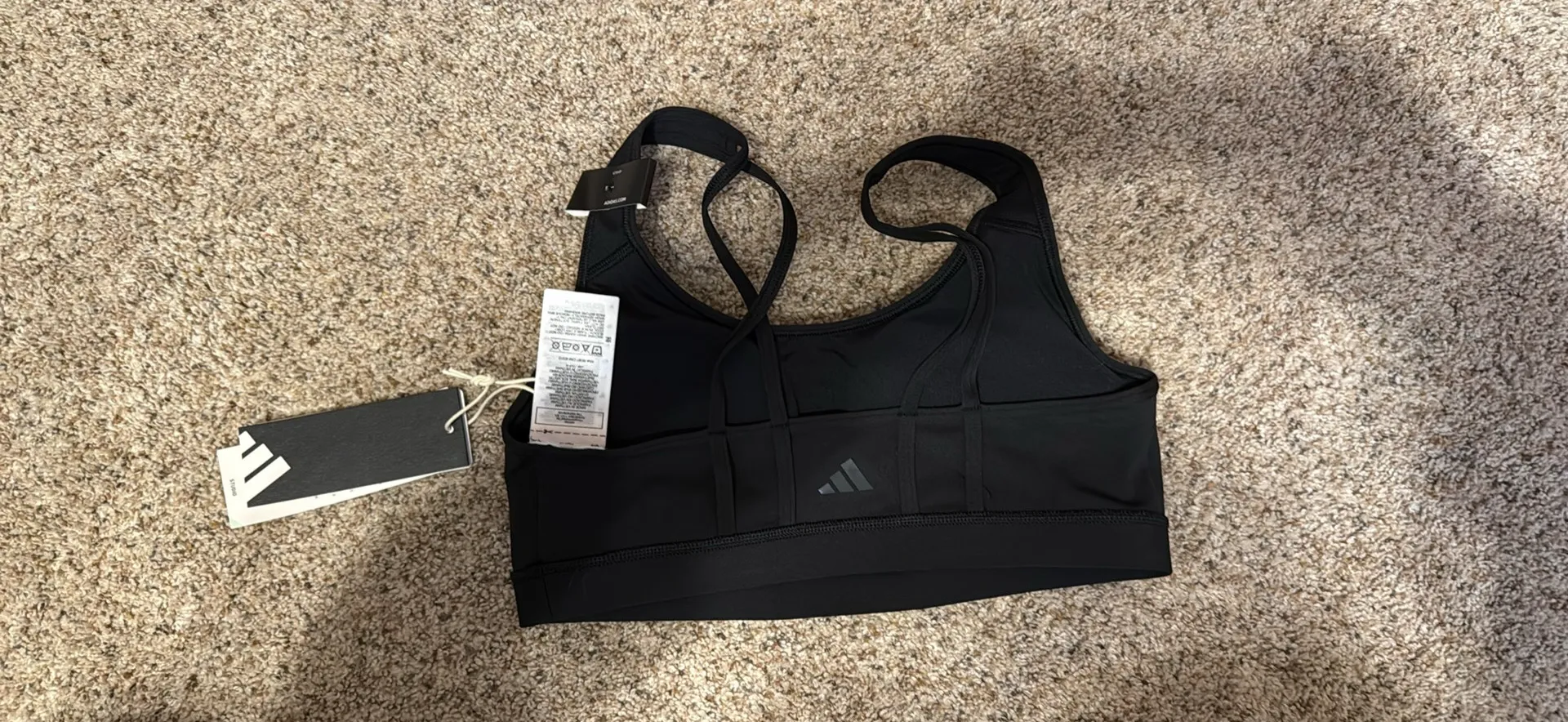 Adidas Sports Bra Black - Image 2