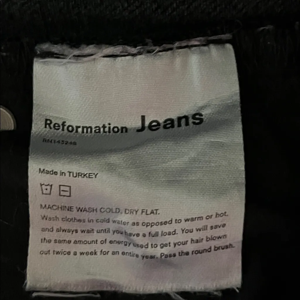 Reformation Jeans Serena High Skinny Crop High Rise Size 28 - Image 13