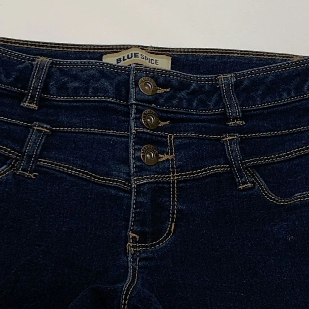 Blue Spice  High Waist Denim Short Size 7 - Image 3