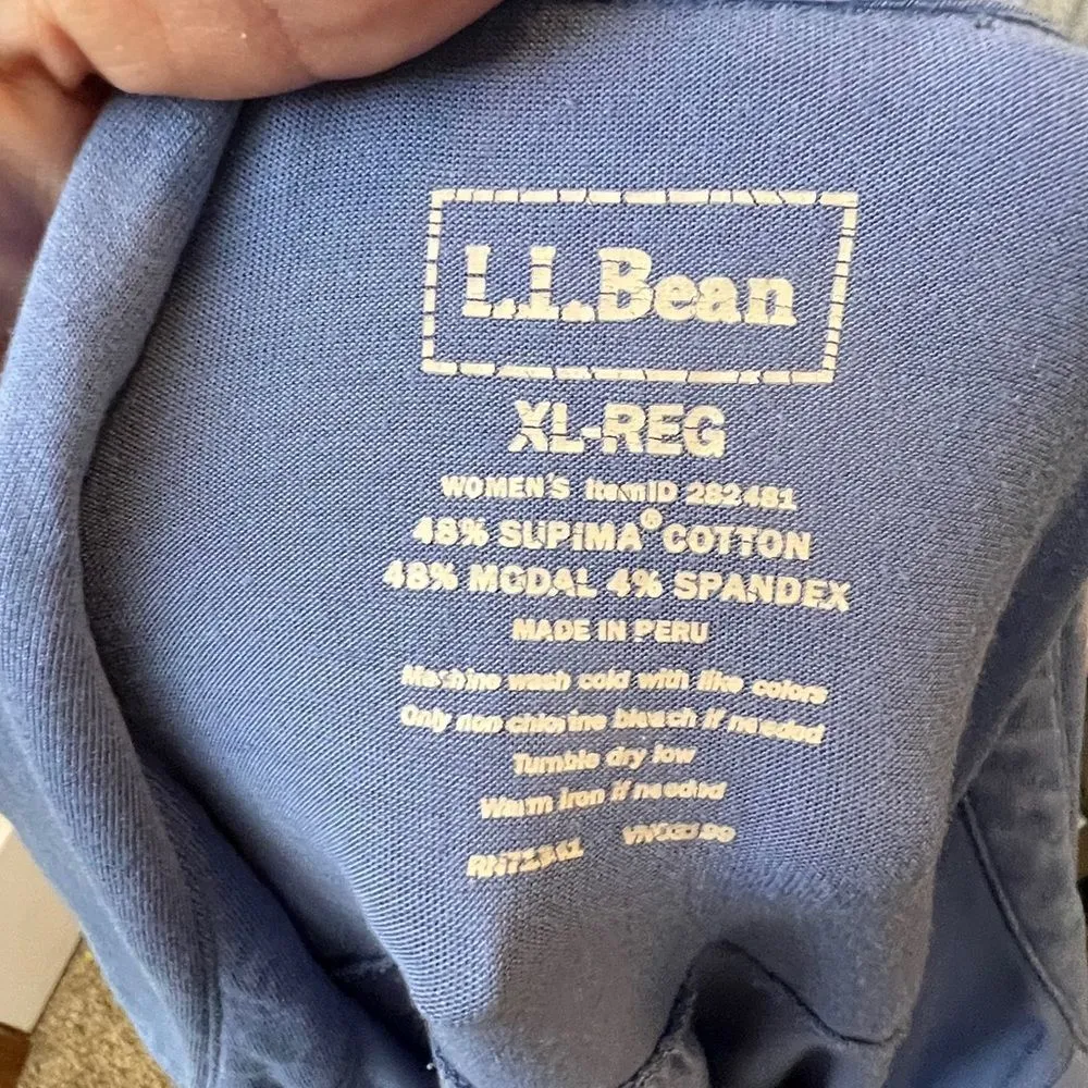 LL Bean Shirt Blue Size XL - Image 4