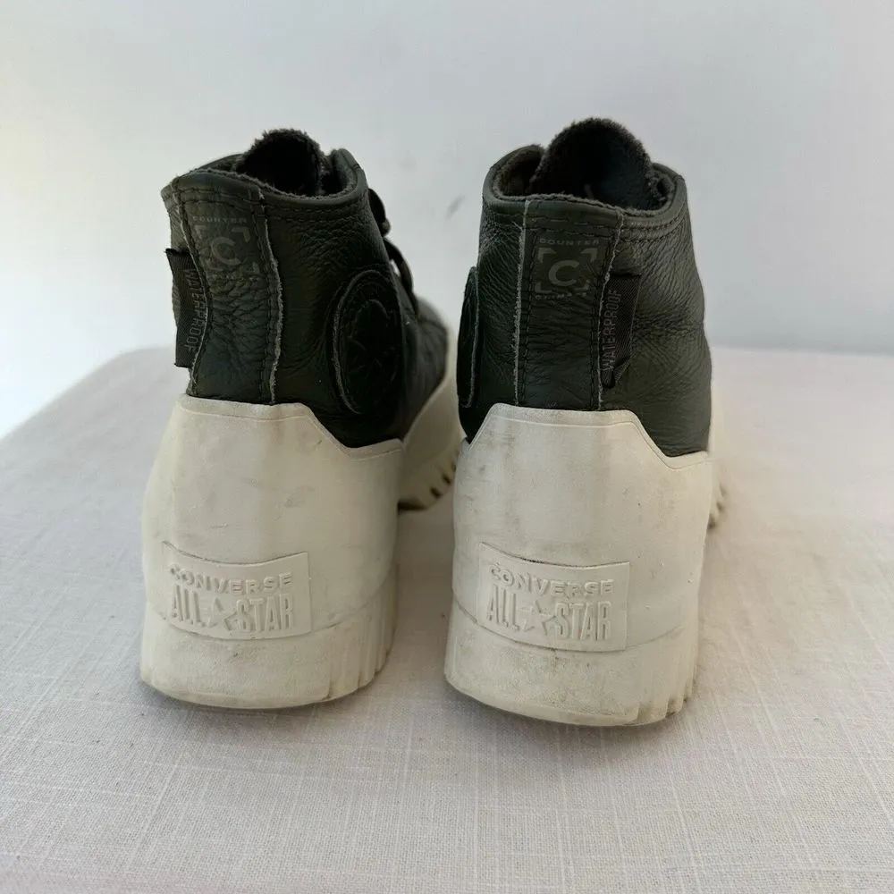 Converse CTAS Lugged‎ Winter 2.0 High Cargo Khaki Olive Women's Size 5.5 - Image 10