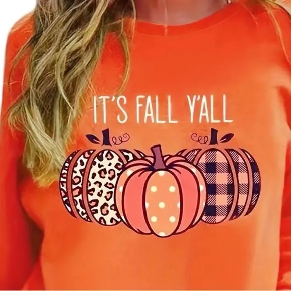 Super cute no name sweater type material top! Orange Size 3X - Image 2