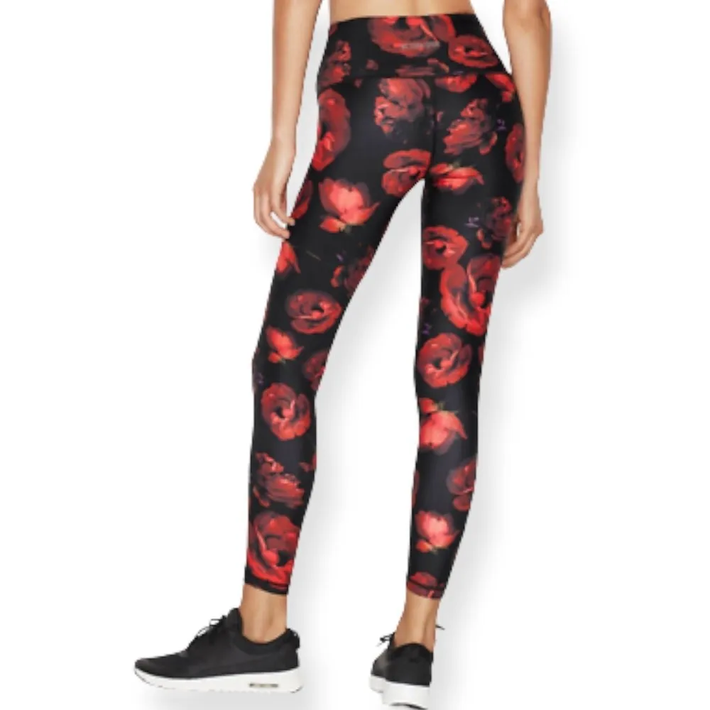 Victoria Secret VS Victoria Sport High Rise Black Floral 7/8 Workout Leggings - Image 42