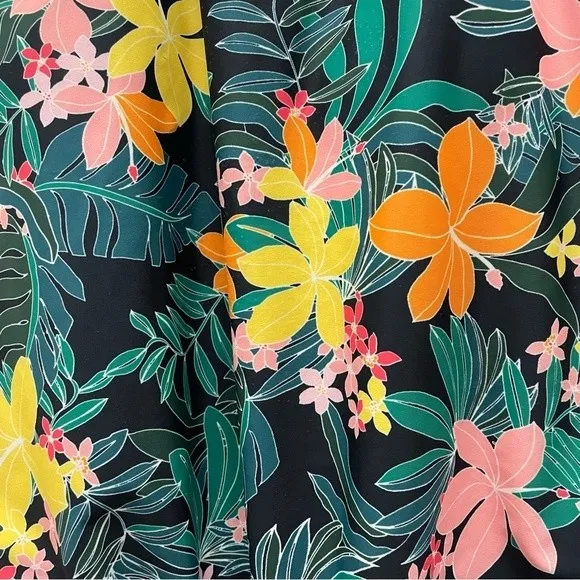 Old Navy Hibiscus Print Plus Size Halter Tie One Piece Swimsuit Plus Size 2X - Image 7