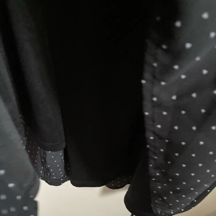 Lulu's Farah Black & White Polka Dot High Low Wrap Midi Dress #Gr - Image 8