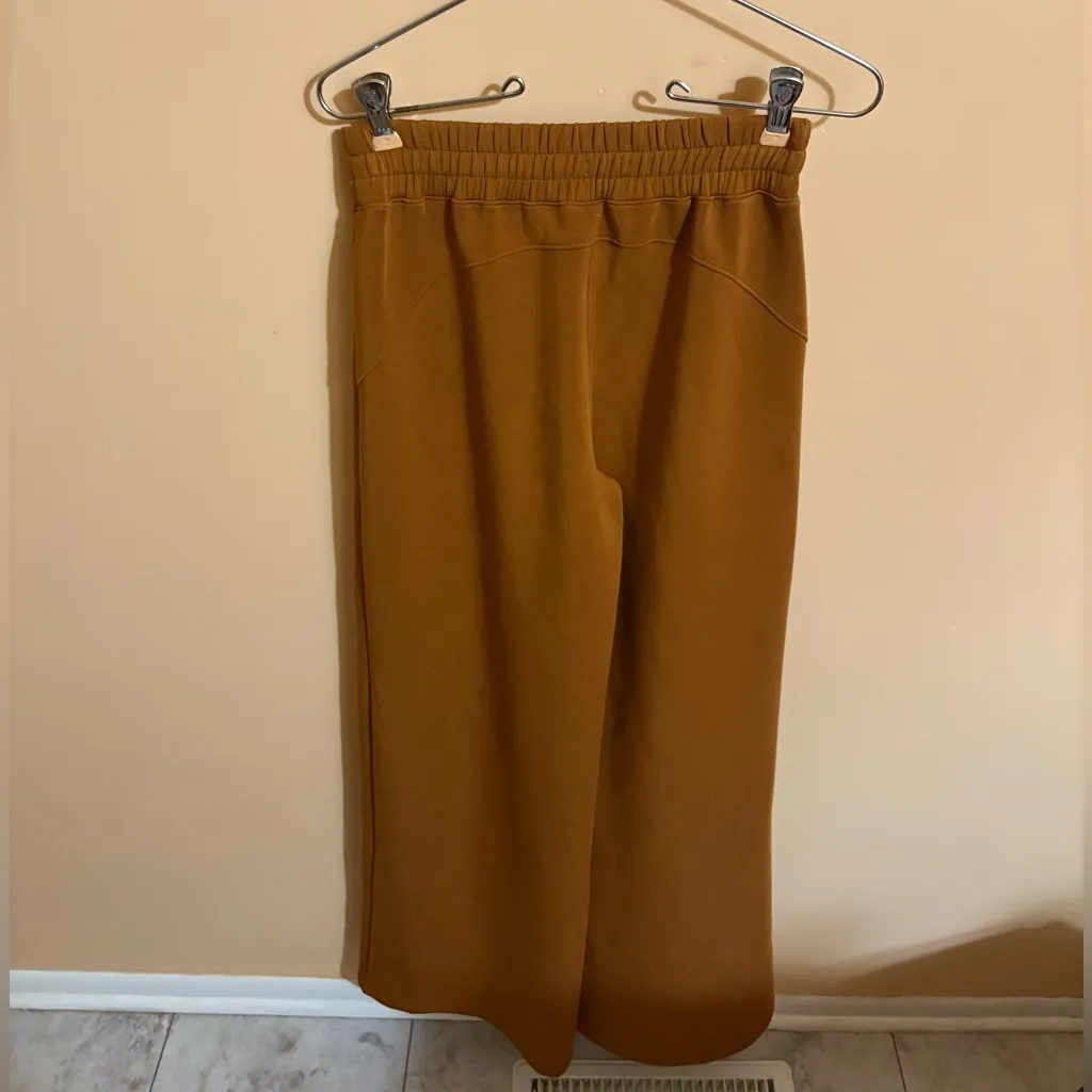 Spanx AirEssentials Wide Leg Pants in Butterscotch - Image 6