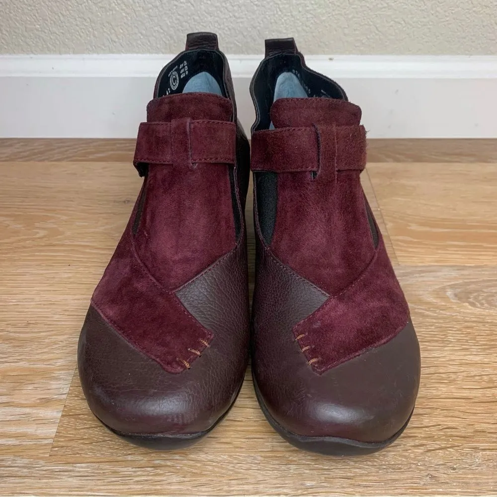 Wolky Namibia Wine Suede Upper Women’s Ankle Boots Size 10.5 - Image 6
