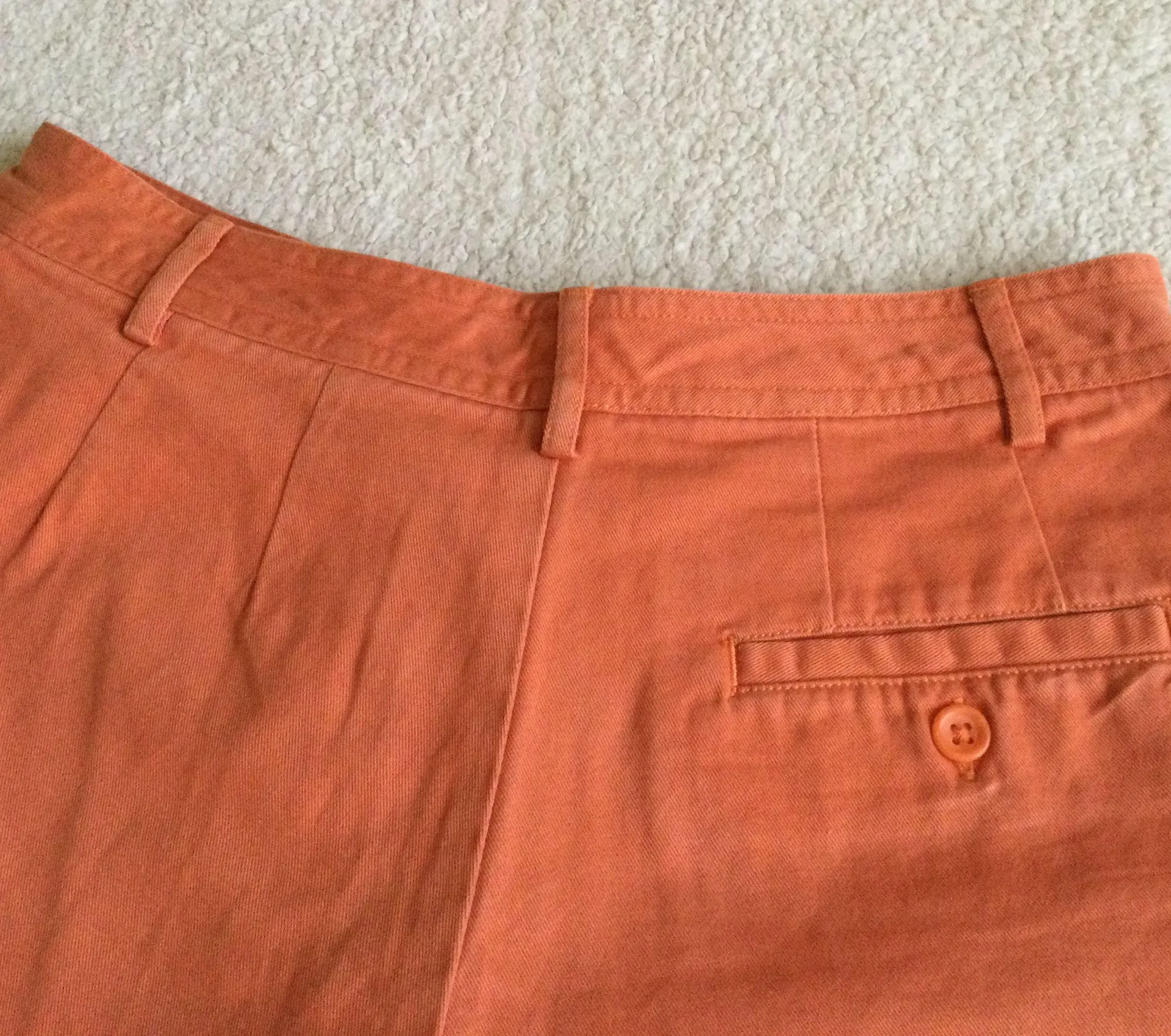 NWT Vintage Orange Twill Shorts - Sz 4 - Image 6