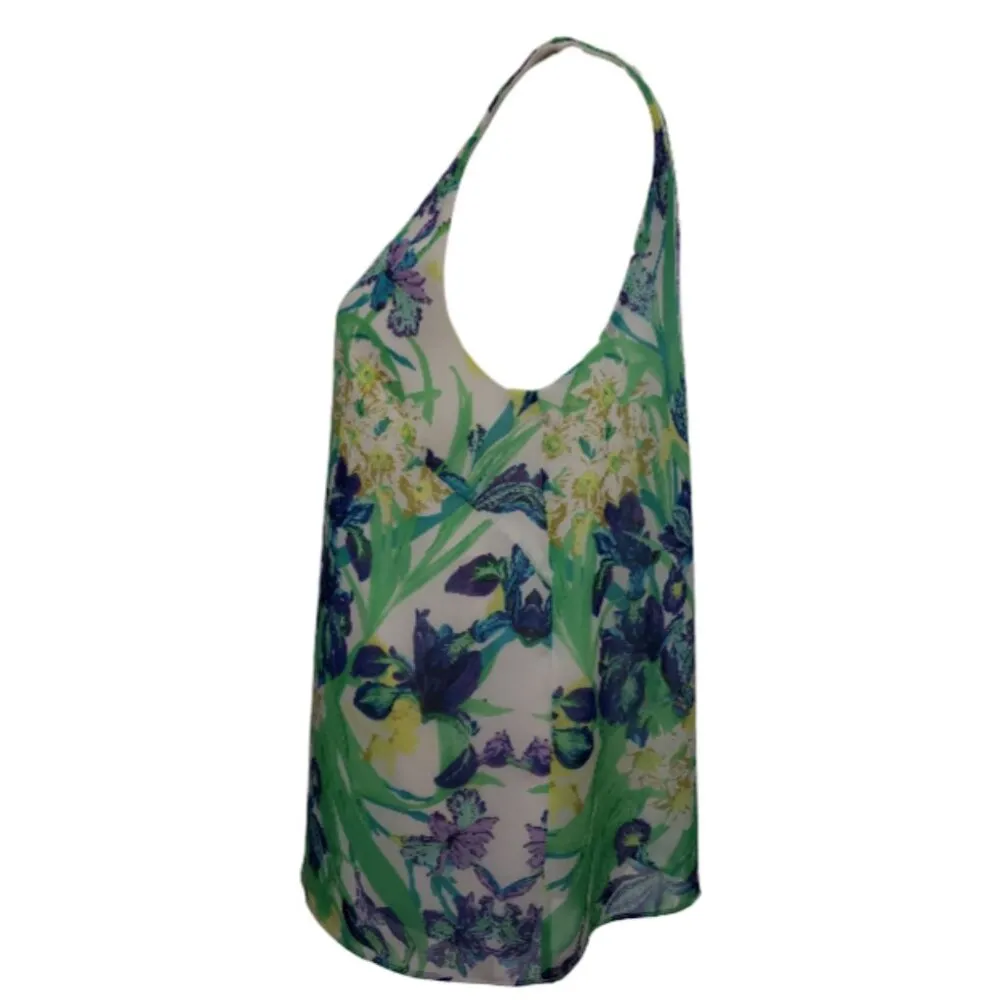 Betsey Johnson Women's Sleeveless Printed Blouse 12 - Image 2