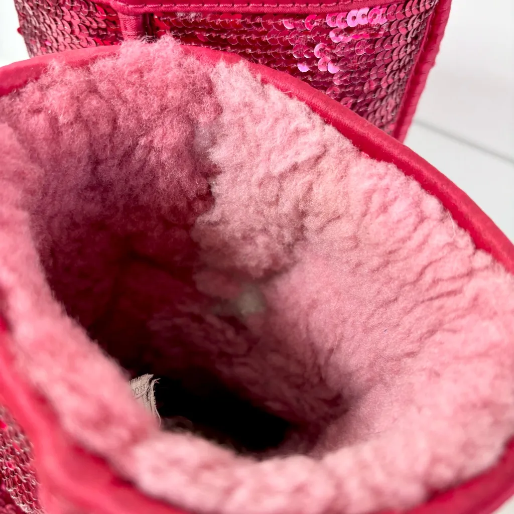 UGG Australia Red Sequin  Women's Boots Size‎ 7 - Image 12