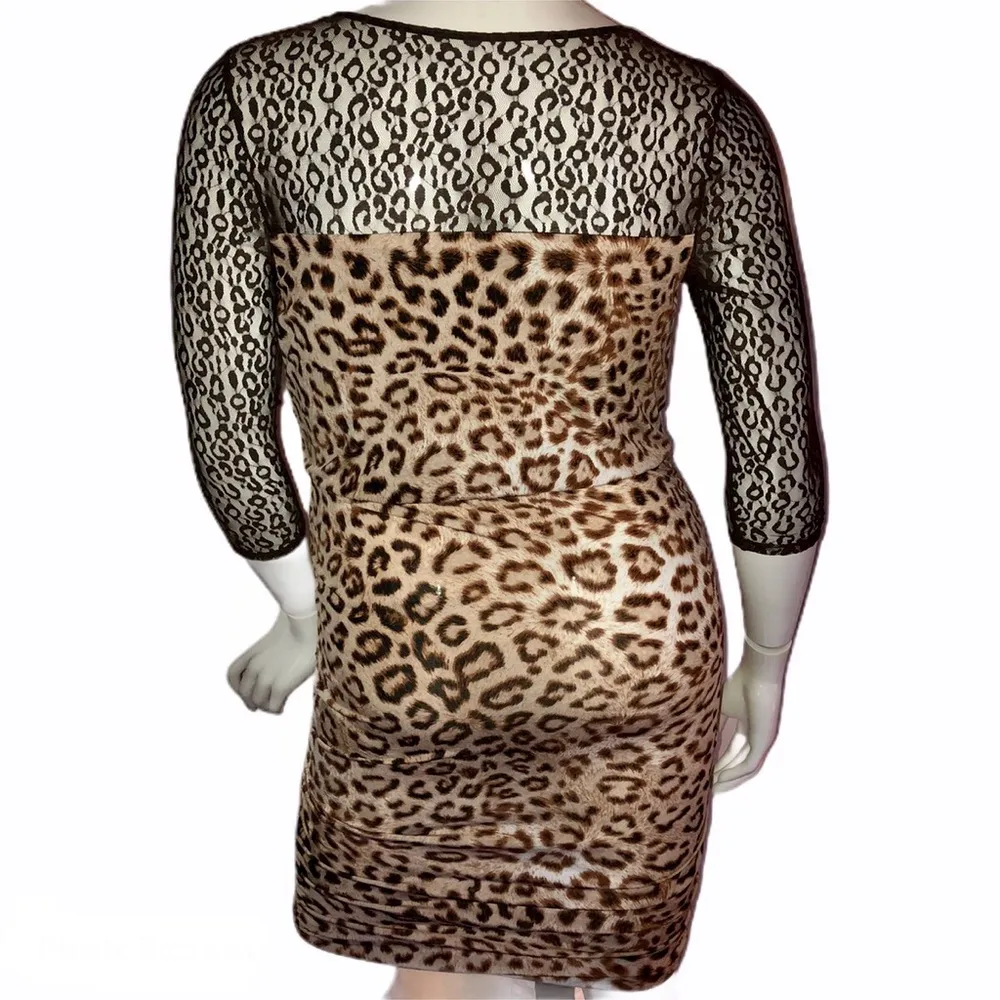 Thalia Sodi  leopard print dress - Image 3