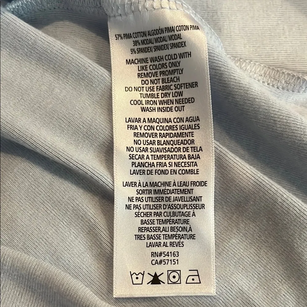 Calvin Klein Light Blue Bodysuit Size Large - Image 5