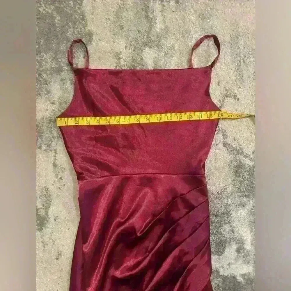 Juniors  Burgundy I.N. San Francisco Dress - Image 5