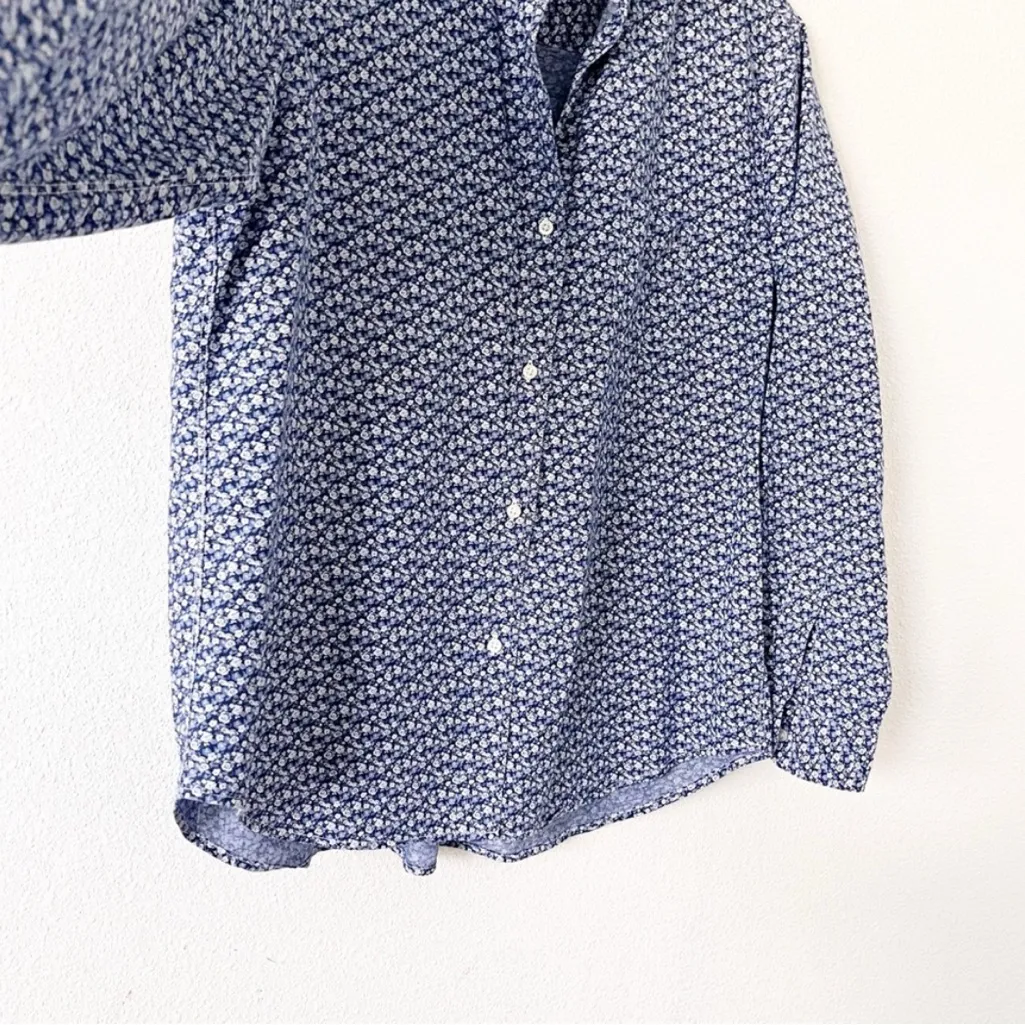 Grayson The Hero Daisies Buttondown Shirt in Blue Floral Size XL - Image 6