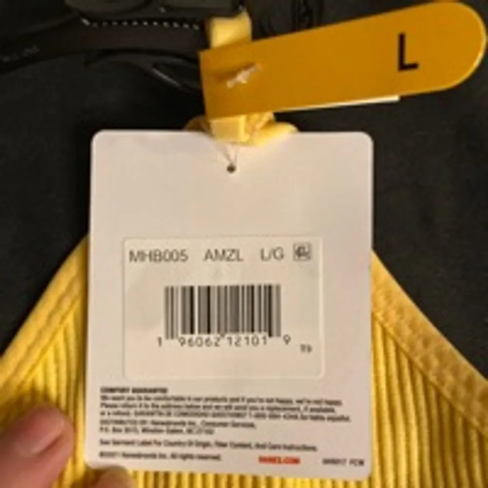 Hanes Yellow Women's Wireless Seamless Comfort Flex Fit Women's Bra Size L/G - Image 3