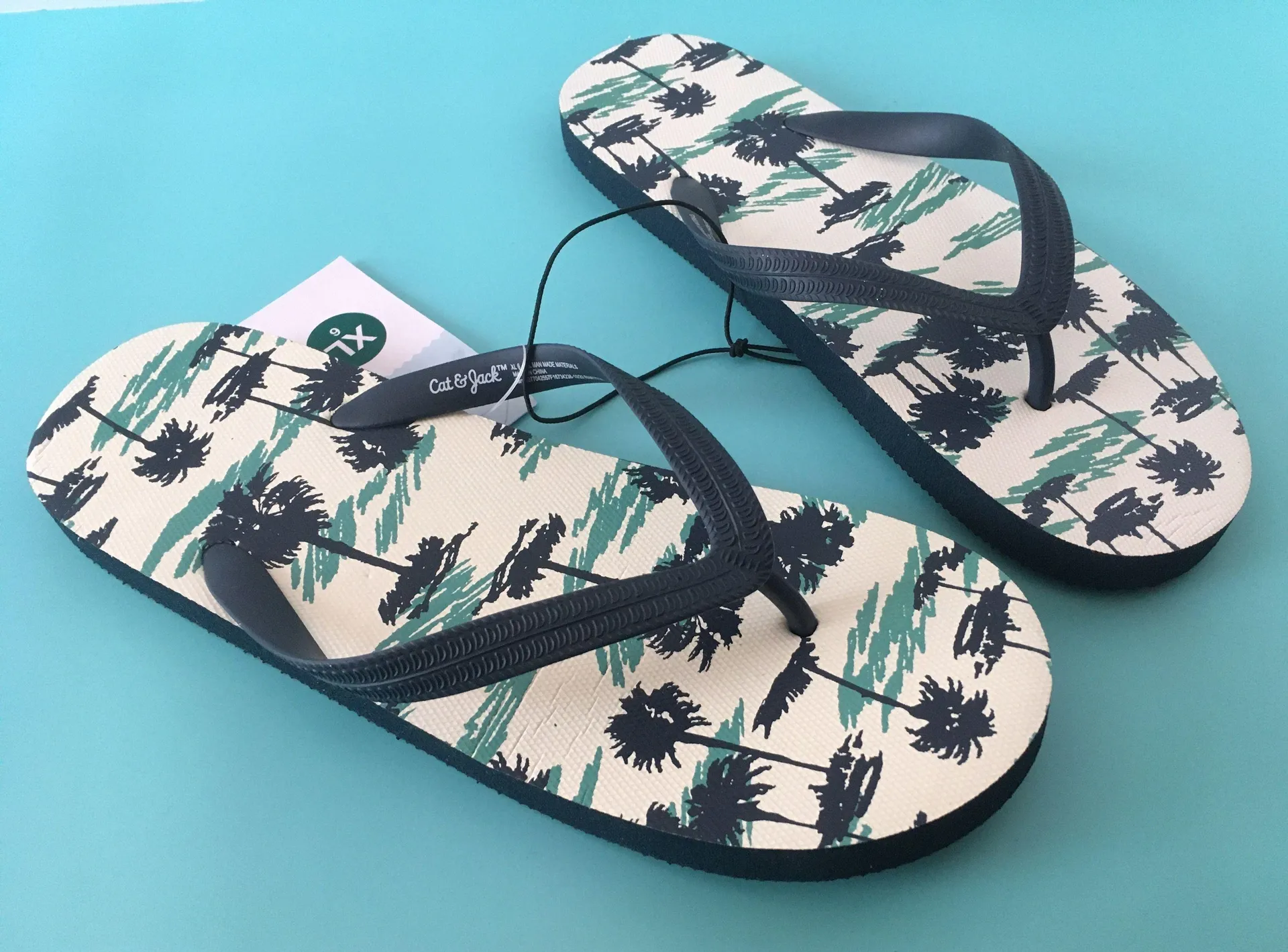 Flip Flops, Size 6 Blue - Image 3