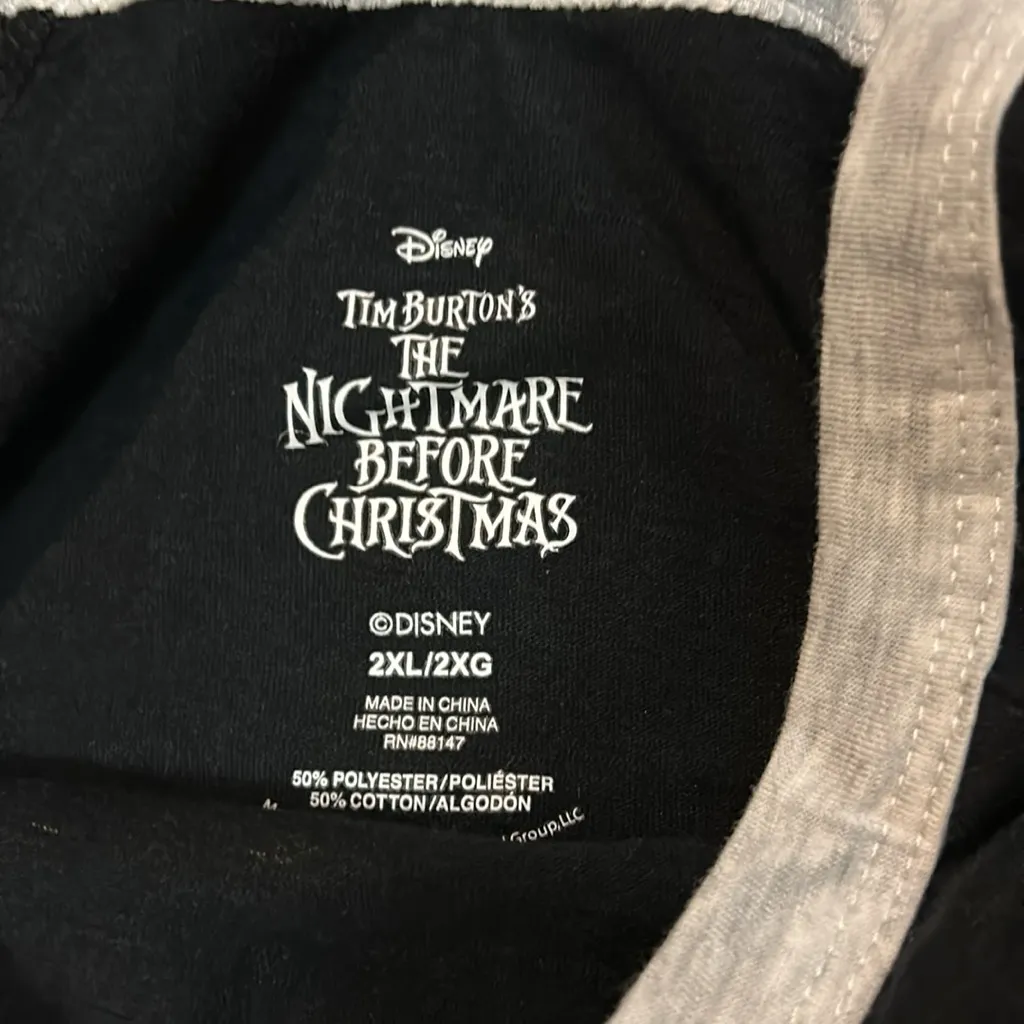 Disney‎ Women’s Tim Burtons “The night before Christmas”Size 2XL Shirt - Image 3