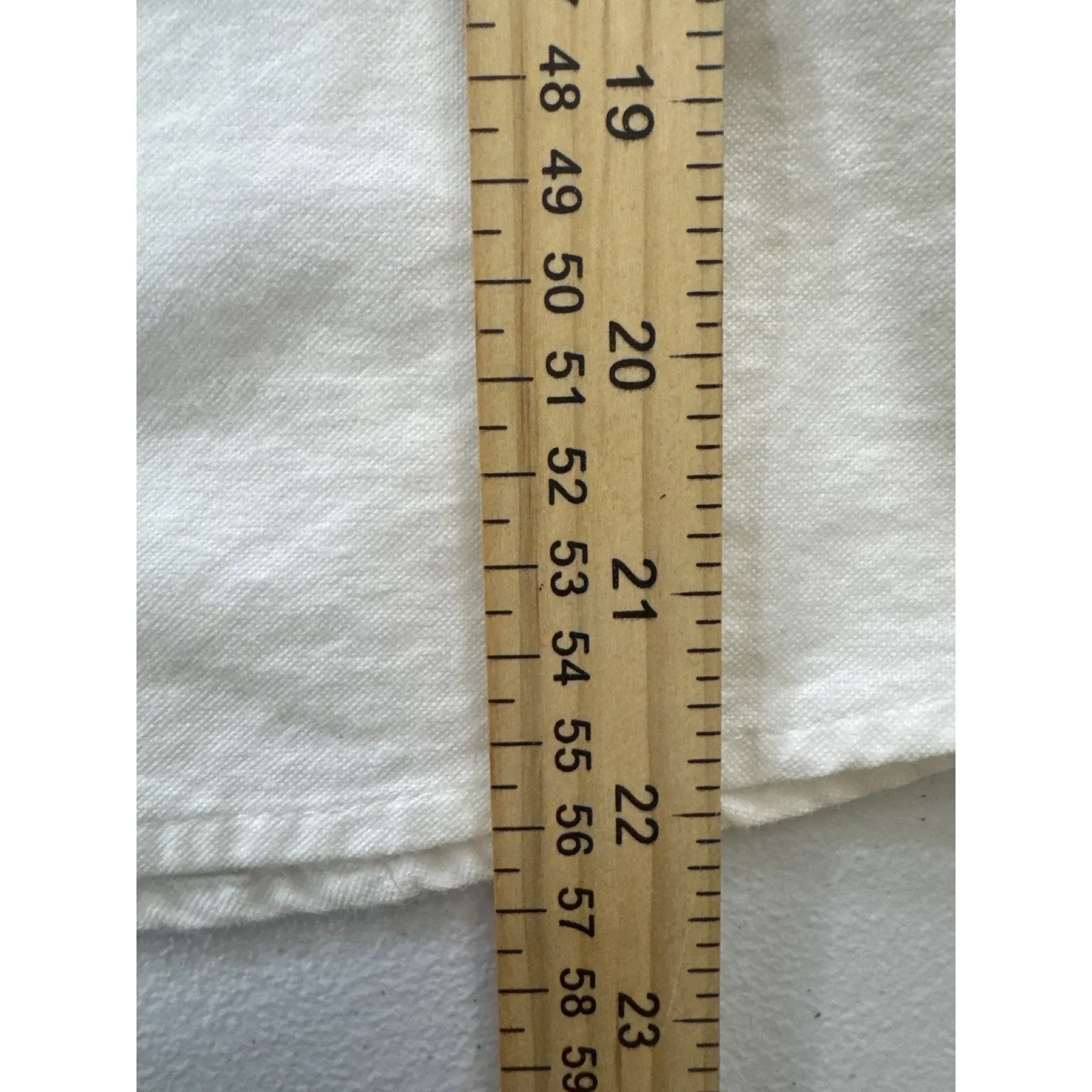 Y2K Abercrombie Fitch Classic White Button Down Shirt Embroidered Moose Logo M - Image 7