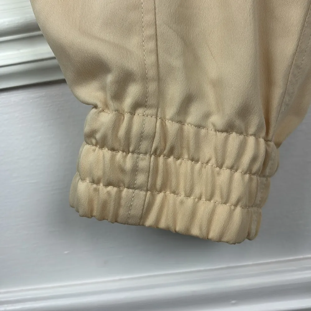 Derek Lam 10 Crosby Drawstring Jogger Pants Sz 10 Neutral Minimalist Lightweight - Image 6