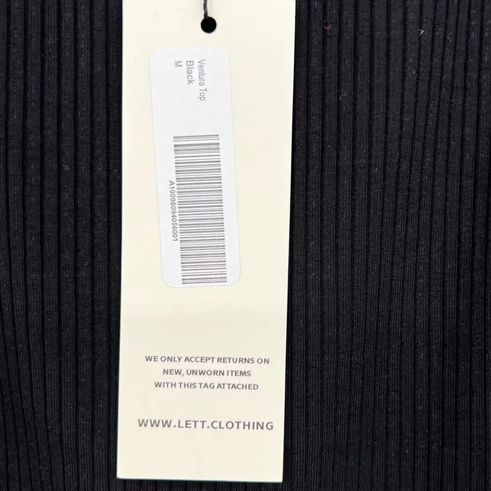 LETT Ventura Top In Black Size Medium NWT - Image 4