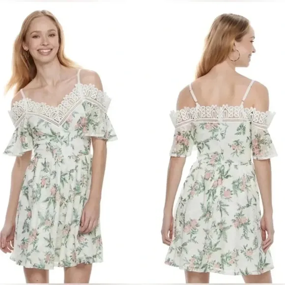 DINSEY PRINCESS WHITE OFF THE SHOULDER FLOWER DRESS - Image 2