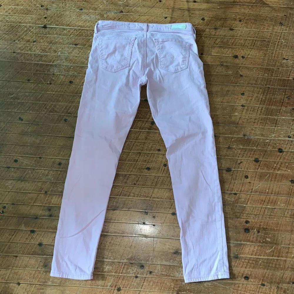 Adriano Goldshmeid rose Stevie ankle slim straight 28 jeans - Image 5