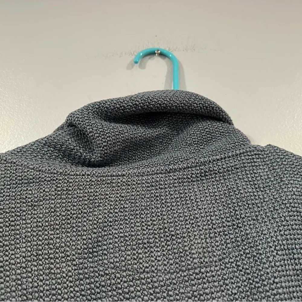 Sweaty Betty Restful Bouclé Half Zip Pullover Charcoal Womens Size 12 - Image 7