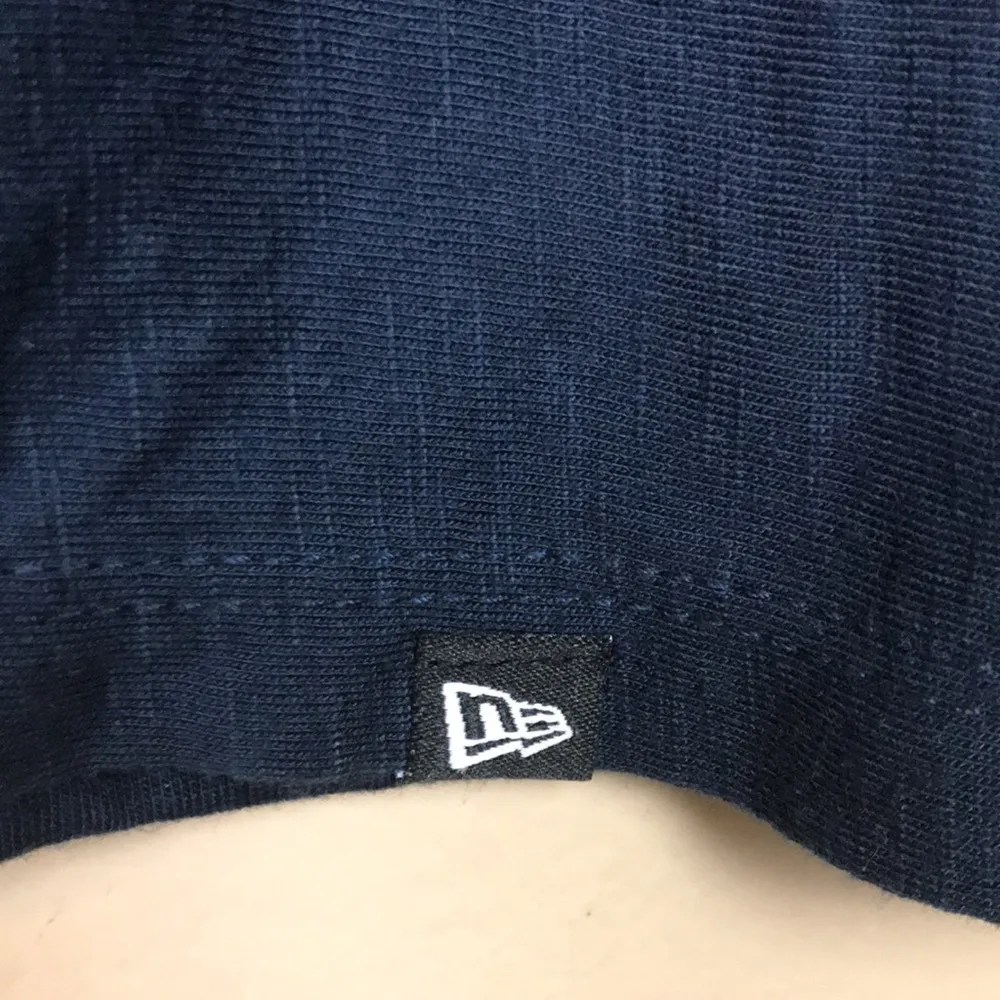 NWT New Era Women’s Milwaukee Brewers Graphic Knot Twist Short Sleeve Shirt Blue Size XL - Image 5