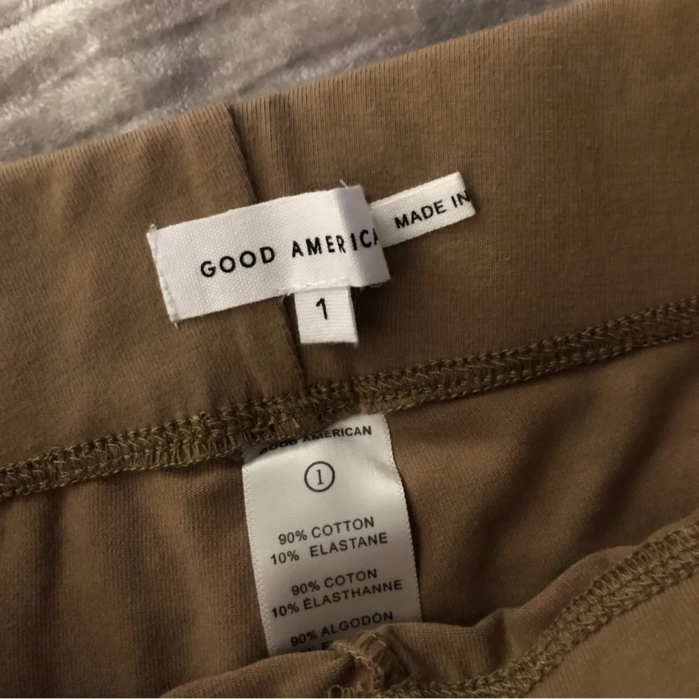 Good American Essential Lounge Legging Putty Size 1/Small taupe tan compression - Image 4