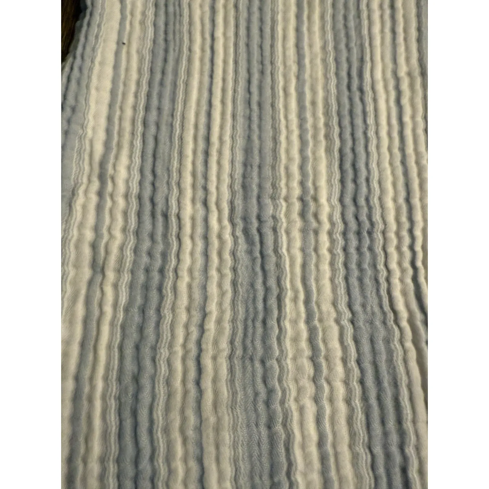 HAVEN WELL WITHIN Organic Cotton Gauze Striped Sleep Dress‎ Women's LXL White Size XL - Image 2