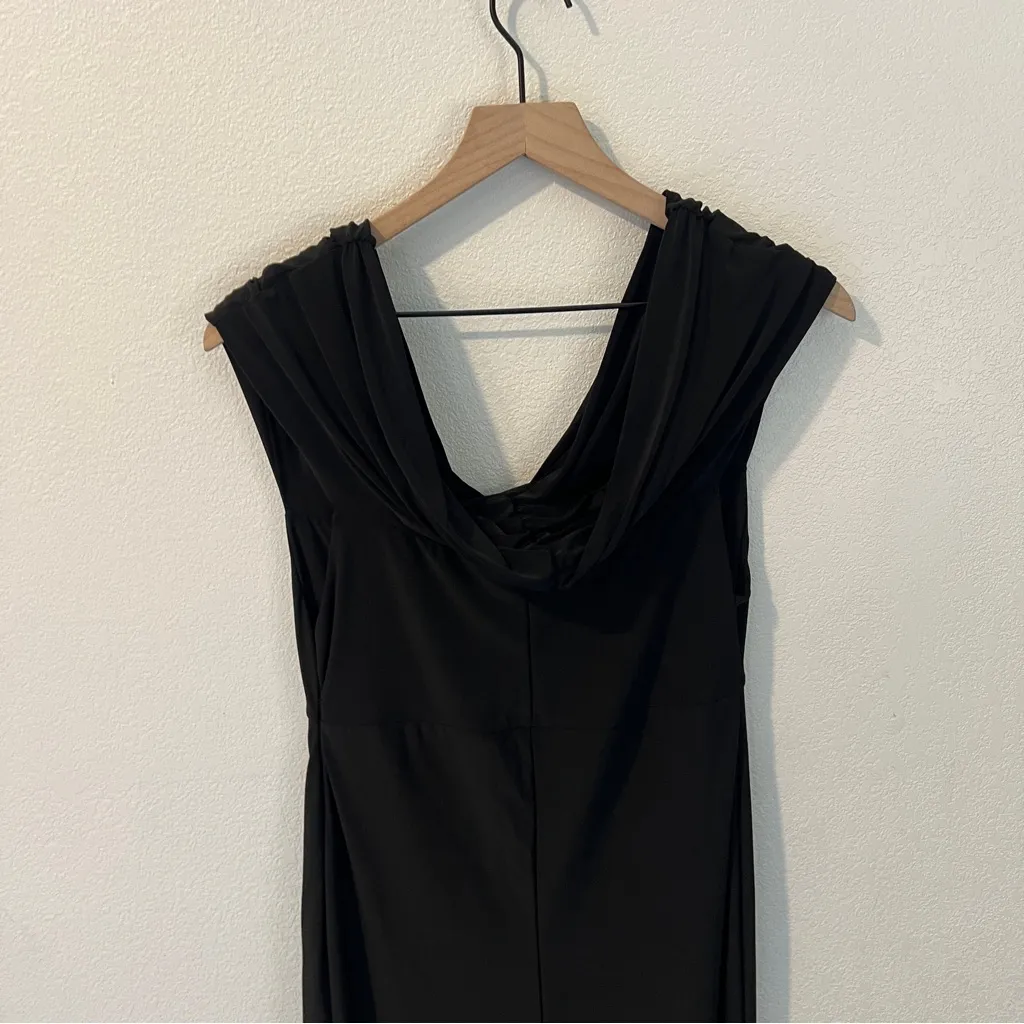 CLUB L LONDON Off The Shoulder Black Maternity Bardot Fitted Jumpsuit‎ Size undefined - Image 8