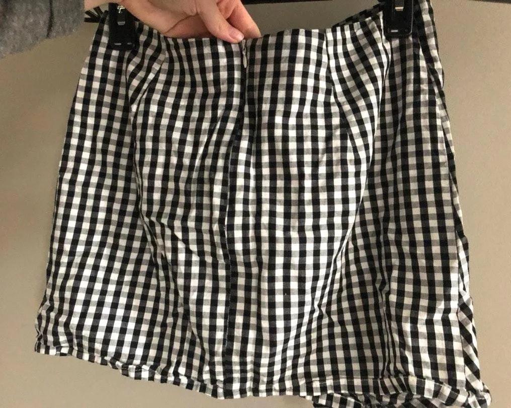 Lulus Checkered Ruffle Skirt - Image 7