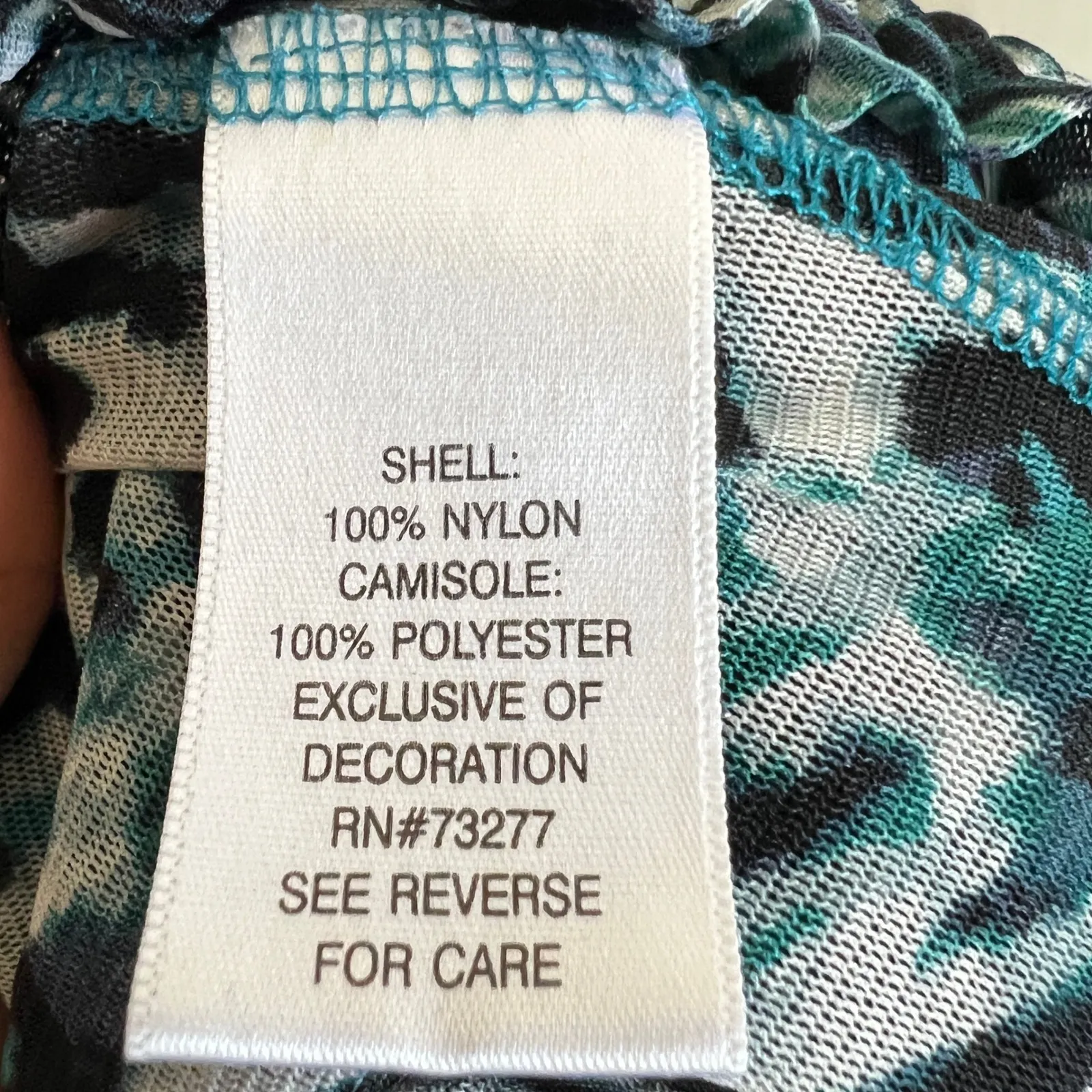 Leopard Print Mesh Top Y2K 2000s Animal Print Grunge Edgy Rockstar Small - Image 4