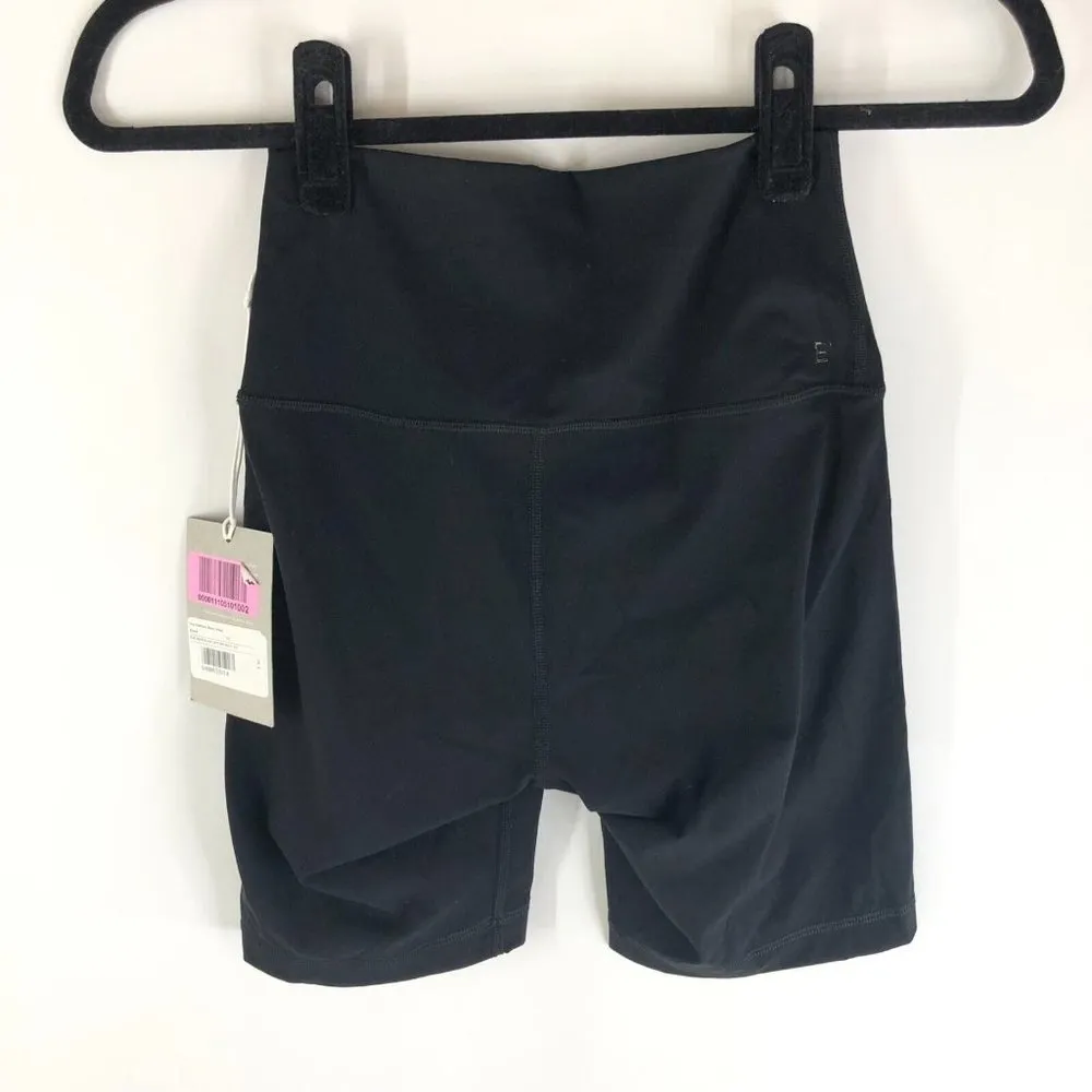Everlane Womens The Perform Bike Short High Waist Sweat-Wicking Black XS - Image 4