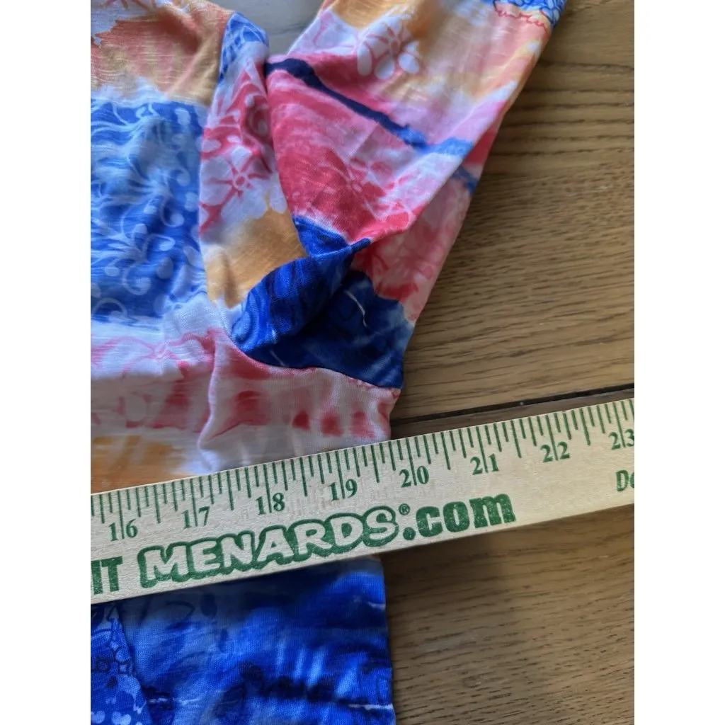 Alfred Dunner Women Size Medium Colorful Tunic Top Stretch Beach Vacation Summer - Image 5