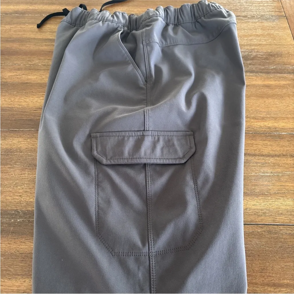 Eddie Bauer Fleece-Lined Pull On Pants Sz 12 Joggers Camping Gorpcore Cargo - Image 5