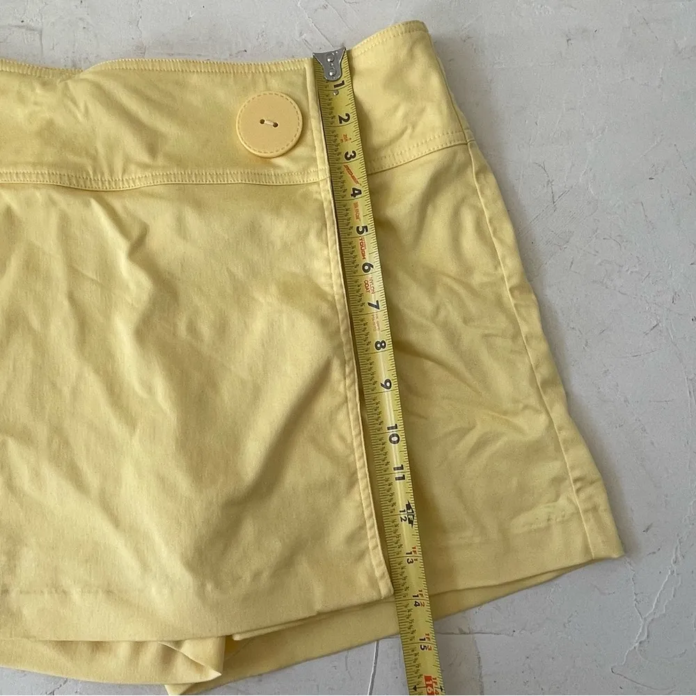 Cache Yellow Y2K Skort Tennis Short Size 6 - Image 9